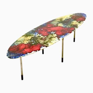 Vintage Oval Coffee Table from Stil Keramos, 1960s-JPQ-2020034