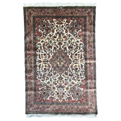 Vintage Pakistani Silk and Wool Rug-YMM-1061655