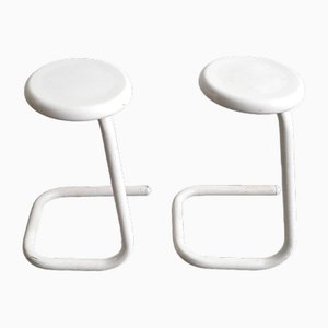 Vintage Paperclip K700 Stools in Steel by Philip Salmon & Hugh Hamilton, 1980s, Set of 2-CGX-1806277