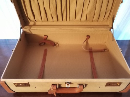 Vintage Parchment Suitcase & Beauty Case, Set of 2-NA-593371