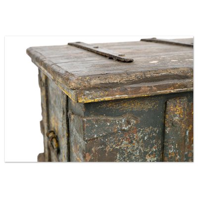 Vintage Patinated Teak Chest-NQ-1823129