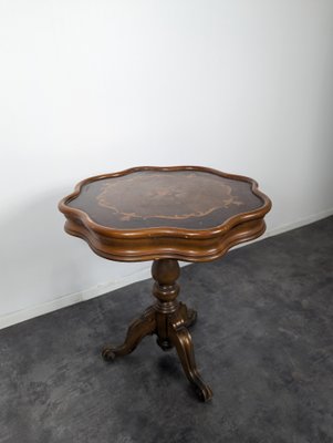 Vintage Pedestal Table in Cherry-HLV-2033121