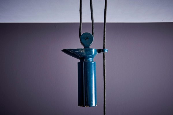 Vintage Pendant Lamp with Counter Weight by Achille Castiglioni, 1960s-SFD-1799786