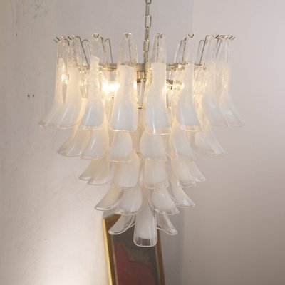 Vintage Petal Suspension Lamp in Murano Glass, Italy-MPO-1352885