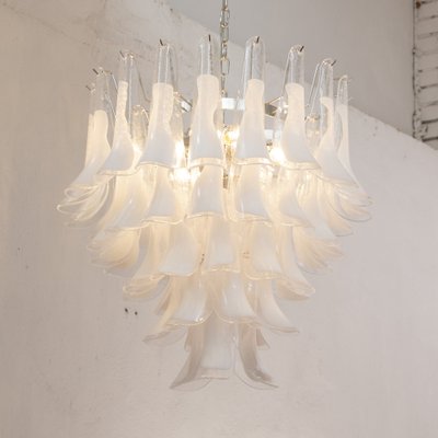 Vintage Petal Suspension Lamp in Murano Glass, Italy-MPO-1352885