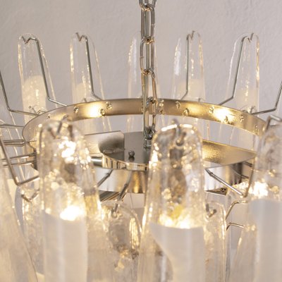 Vintage Petal Suspension Lamp in Murano Glass, Italy-MPO-1352885