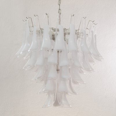 Vintage Petal Suspension Lamp in Murano Glass, Italy-MPO-1352885