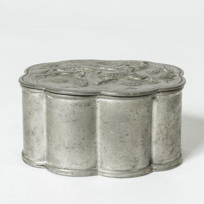 Vintage Pewter Box from Herman Bergman, 1929-NL-1769355