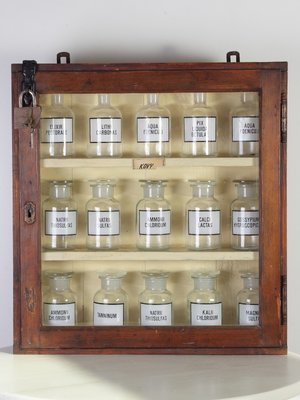 Vintage Pharmacy Cabinet, 1960s-ALG-602537