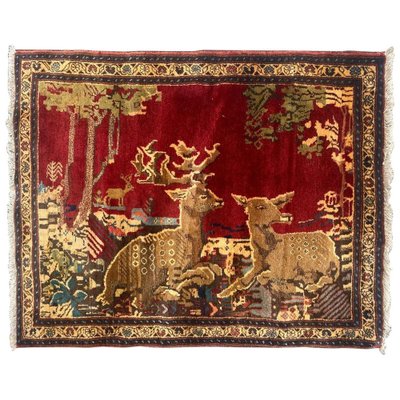 Vintage Pictural Shiraz Rug-YMM-1062222