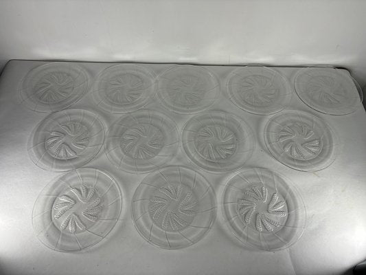 Vintage Plates by Lalique, France, 1950s, Set of 12-HFR-1897372