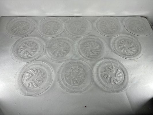 Vintage Plates by Lalique, France, 1950s, Set of 12-HFR-1897372