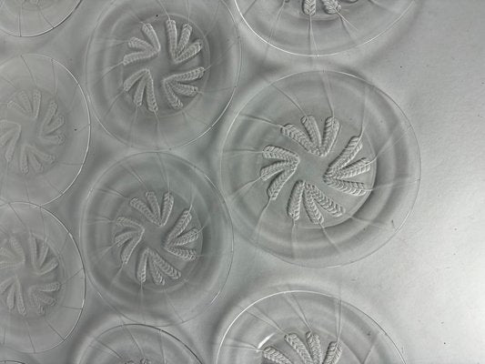 Vintage Plates by Lalique, France, 1950s, Set of 12-HFR-1897372