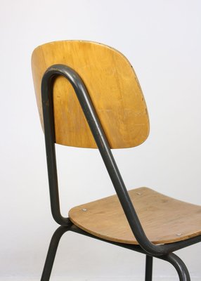 Vintage Plywood School Desk Chair-HGJ-1438604