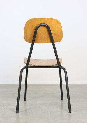 Vintage Plywood School Desk Chair-HGJ-1438604