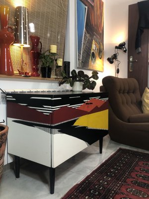 Vintage Polish Hand Painted Sideboard, 1968-YQY-2016603