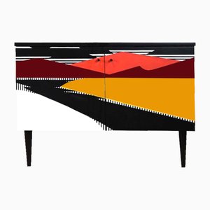 Vintage Polish Hand Painted Sideboard, 1968-YQY-2016603