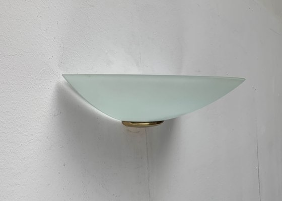 Vintage Postmodern Glass Wall Lamp Sconce from Metalarte, 1980s-UAH-1438001