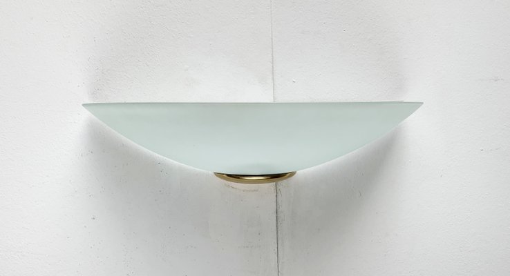 Vintage Postmodern Glass Wall Lamp Sconce from Metalarte, 1980s-UAH-1438001