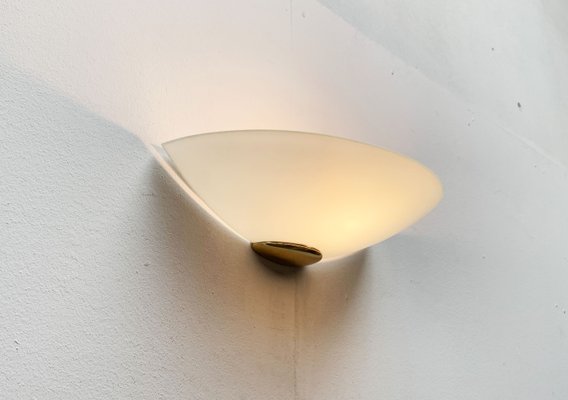 Vintage Postmodern Glass Wall Lamp Sconce from Metalarte, 1980s-UAH-1438001