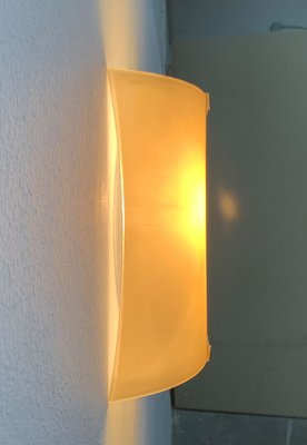 Vintage Postmodern Italian Glass Wall Lamp from Lucitalia, 1970s-UAH-1465685