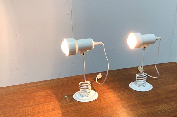 Vintage Postmodern Space Age Spring Table Lamps from Massive Lighting, 1980s, Set of 2-UAH-1440957