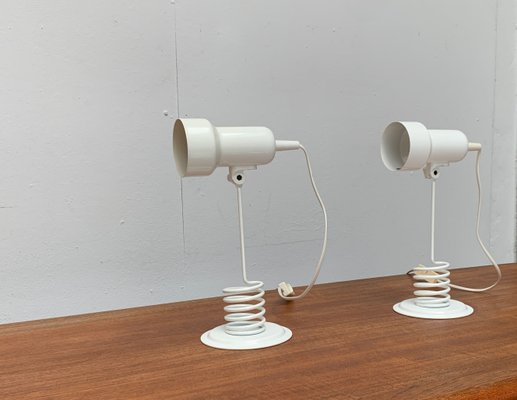 Vintage Postmodern Space Age Spring Table Lamps from Massive Lighting, 1980s, Set of 2-UAH-1440957