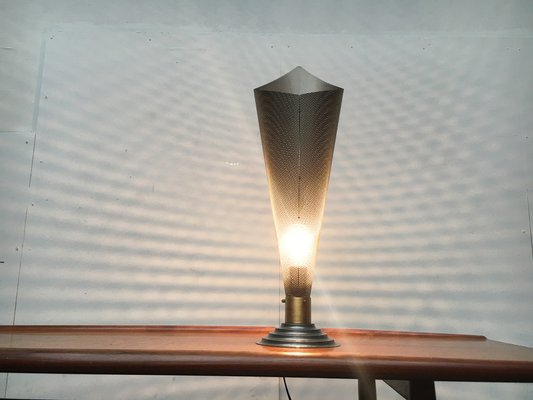 Vintage Postmodern Table Lamp in Metal-UAH-1264109