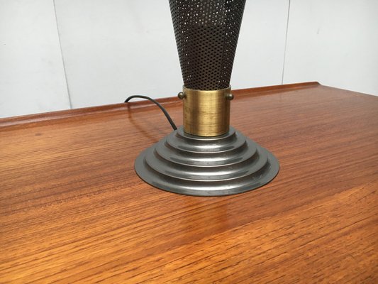 Vintage Postmodern Table Lamp in Metal-UAH-1264109