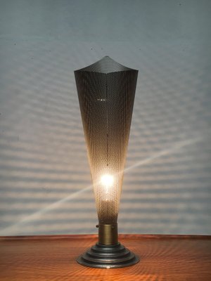 Vintage Postmodern Table Lamp in Metal-UAH-1264109