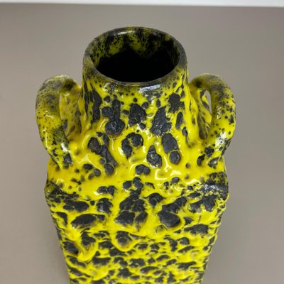 Vintage Pottery Fat Lava Vase from Es Keramik, Germany, 1960s-QZ-1123513