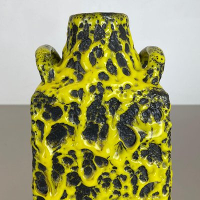 Vintage Pottery Fat Lava Vase from Es Keramik, Germany, 1960s-QZ-1123513