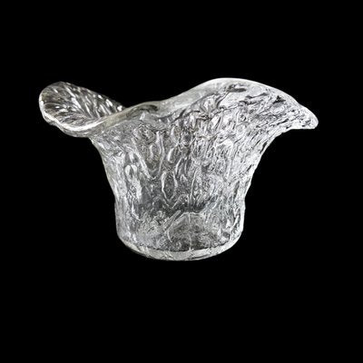 Vintage Pressed Glass Bowl from Pukeberg, Sweden-JKV-2023214