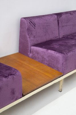 Vintage Purple Velvet Sofas by Gianfranco Frattini, Set of 2-RCE-1191166