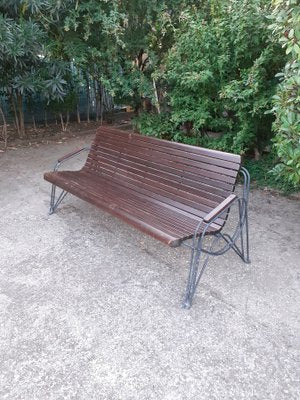 Vintage Railway Station Bench-GZF-1733840