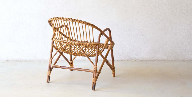 Vintage Rattan Armchair, France-XKX-2034916