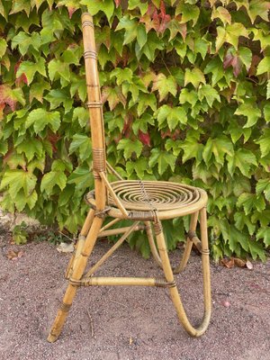 Vintage Rattan Chairs, 1960s, Set of 4-SDV-1727113