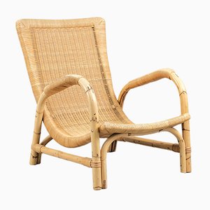 Vintage Rattan Lounge Chair from Arco-CIP-638927