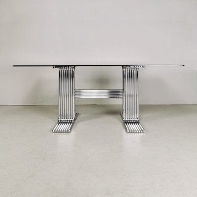 Vintage Rectangular Glass Table, 1970s-PRS-1451549