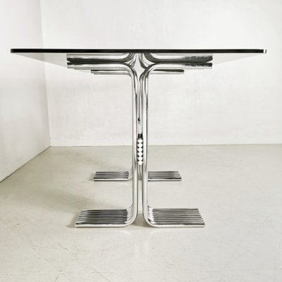 Vintage Rectangular Glass Table, 1970s-PRS-1451549