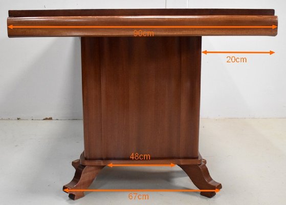 Vintage Rectangular Solid Mahogany and Veneer Dining Table-RVK-725781