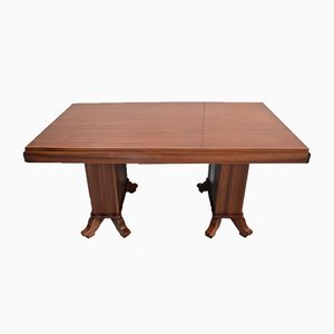 Vintage Rectangular Solid Mahogany and Veneer Dining Table-RVK-725781