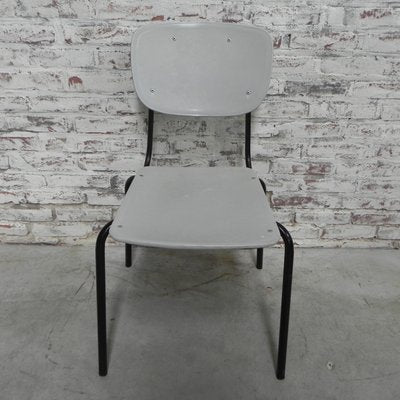 Vintage Red and Gray Desk Chair, 1960s-TL-672708