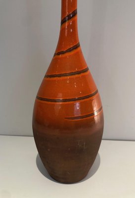 Vintage Red Ceramic Vase-BA-1365327