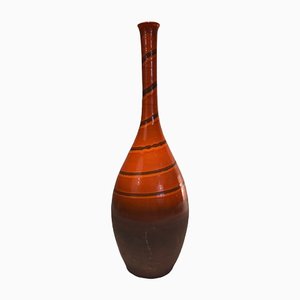 Vintage Red Ceramic Vase-BA-1365327