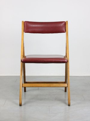 Vintage Red Eden Folding Chair by Gio Ponti-HGJ-1017400