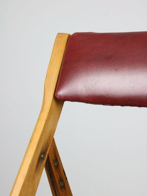 Vintage Red Eden Folding Chair by Gio Ponti-HGJ-1017400