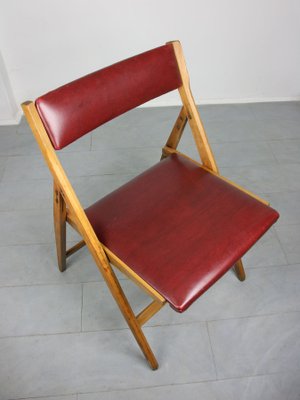 Vintage Red Eden Folding Chair by Gio Ponti-HGJ-1017400