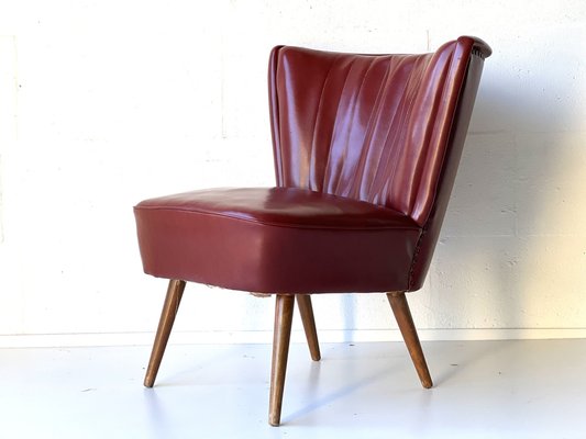 Vintage Red Lounge Chair-ALG-1367248