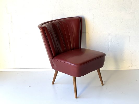 Vintage Red Lounge Chair-ALG-1367248